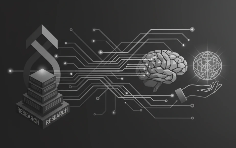 UX research and user testing process showing design thinking methodology